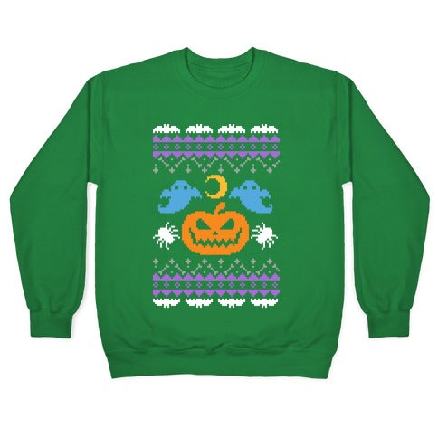 Ugly Halloween Sweater Crewneck Sweatshirt